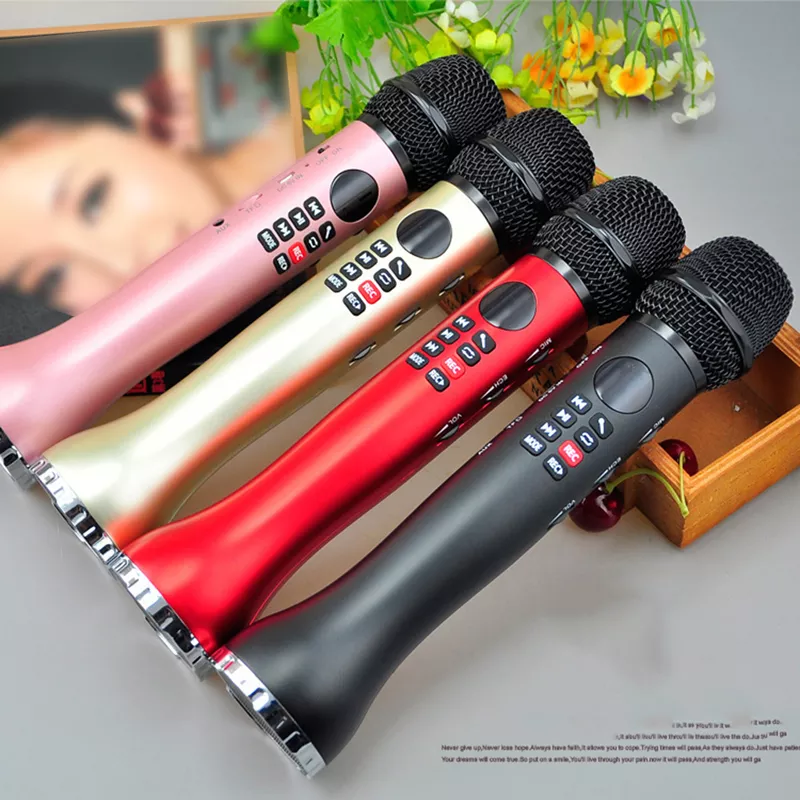 Karaoke L-598Wireless Microphone Handheld Bluetooth Speaker Singing Recording