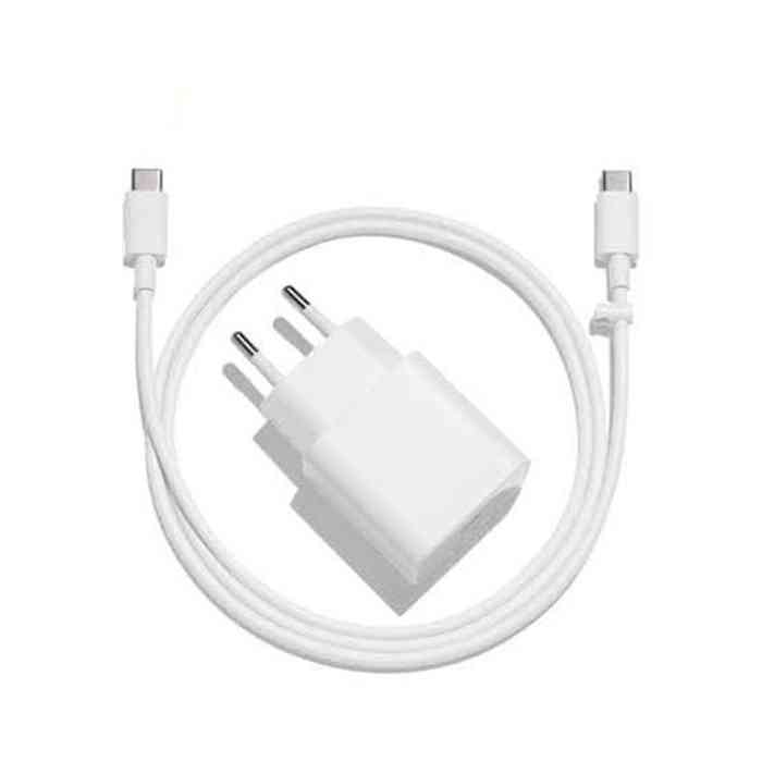 Google 18W Power Adapter With Type-C to Type-C Cable (EU Pin)