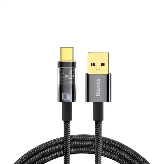 Baseus Explorer Series Auto Power-Off Cable USB to Type-C 100W (2 Meter)