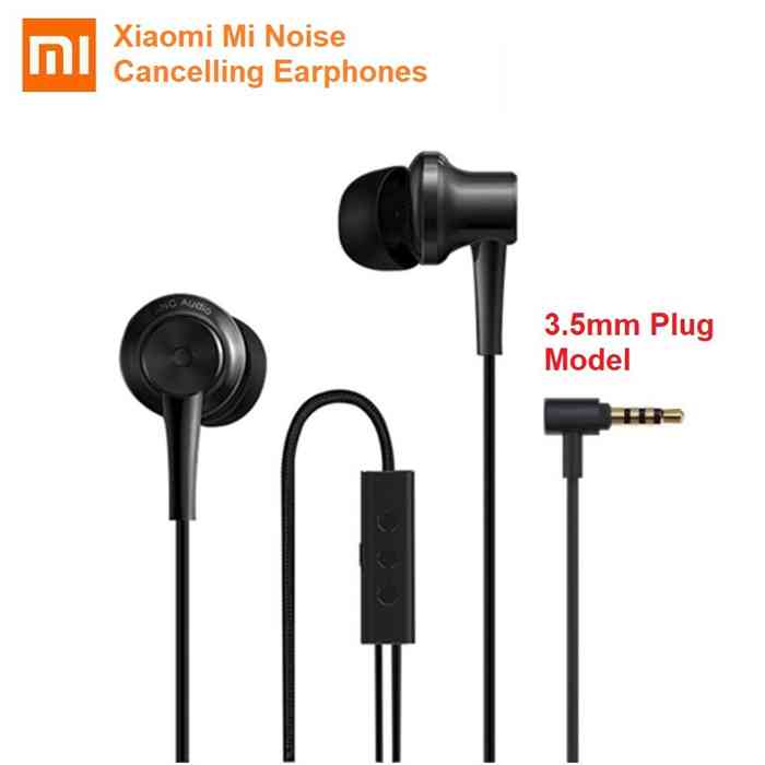 xiaomi mi noise-cancelling in-ear headphones with 3.5mm jack