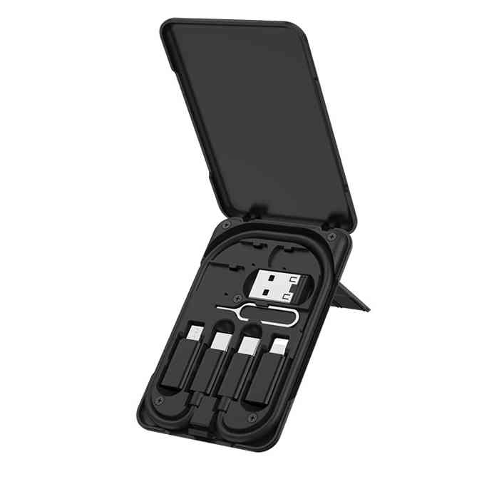 HOCO U86 VERSATILE PORTABLE CHARGING DATA CABLE WITH STYLISH CASE