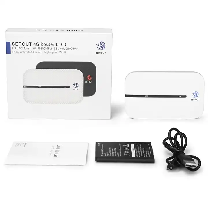 Setout E160 4G WIFI Router 4G LTE Mobile WIFI sim card router wifi 300Mbps LTE